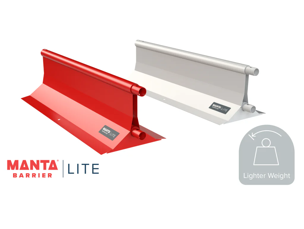 Manta Barrier Lite, Red and White